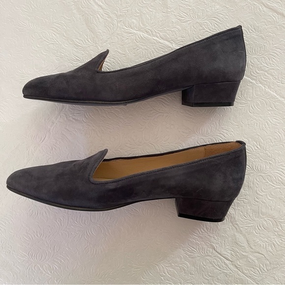 Sesto Meucci Gray Suede Low Heel - Picture 7 of 10